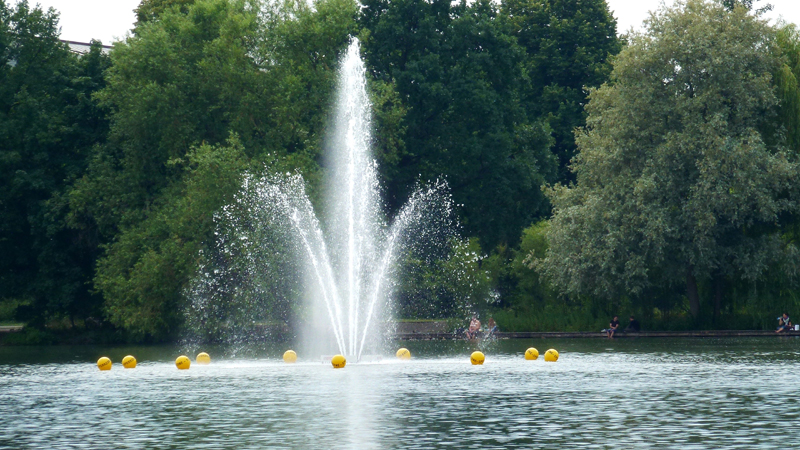 Maschsee mit Fontaene 01